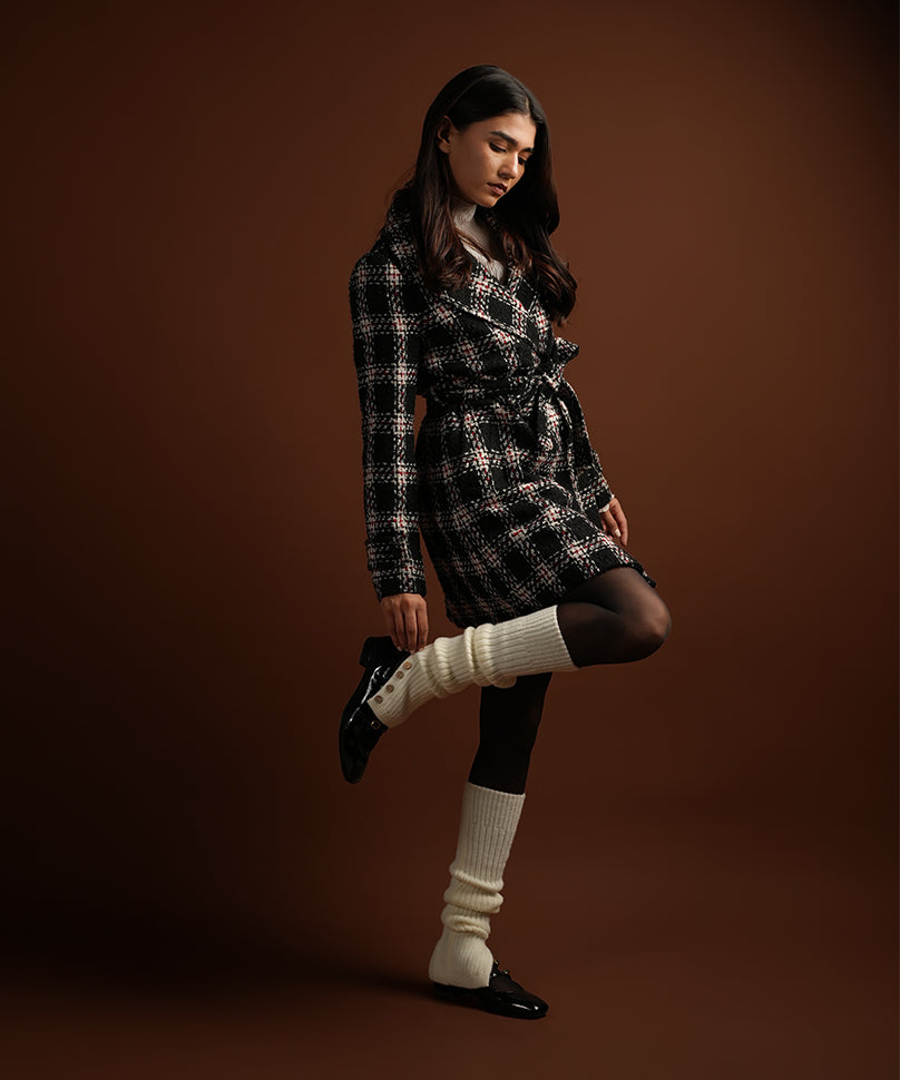 Leg Warmers – Cream | Ribbed Knit, Cozy Layering - Theater