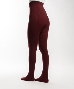 Bordeaux Fur Stockings