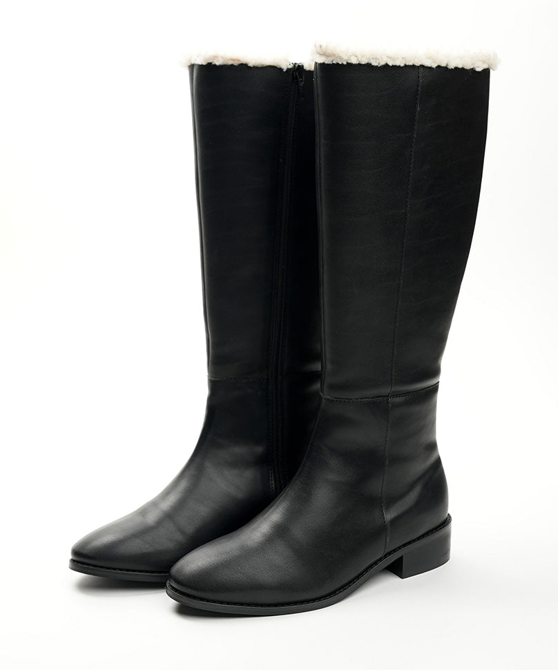 ユッコ　 ハイアンド　Knee-High Boots ブラック 23.5 0_0023_1_0050_SHA01386.jpg?v=