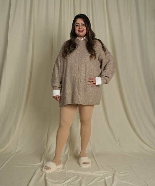 Peau Skin Opaque Stockings (Plus)