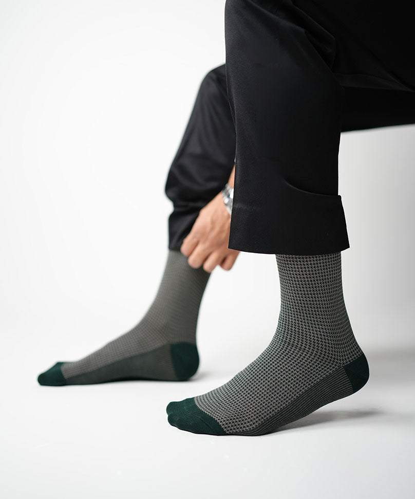 Green Houndstooth