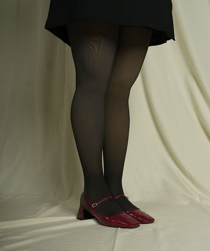 Sheer Fur Stockings Plus