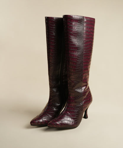 Sabrina - Croco Cherry