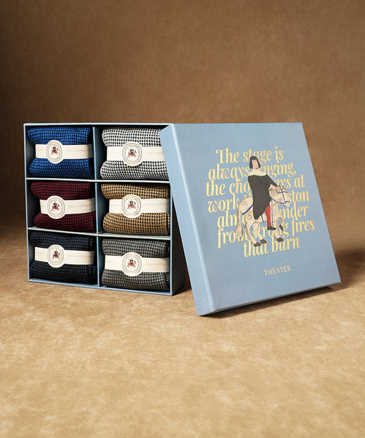 Houndstooh Box of 6 Uno