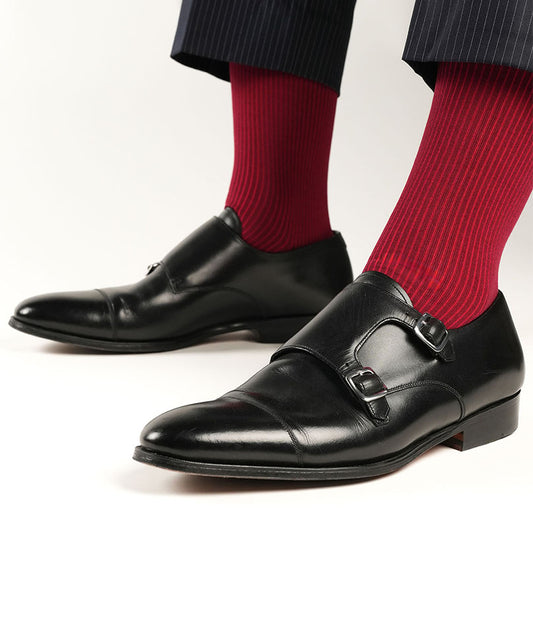 Maroon Pinstripe