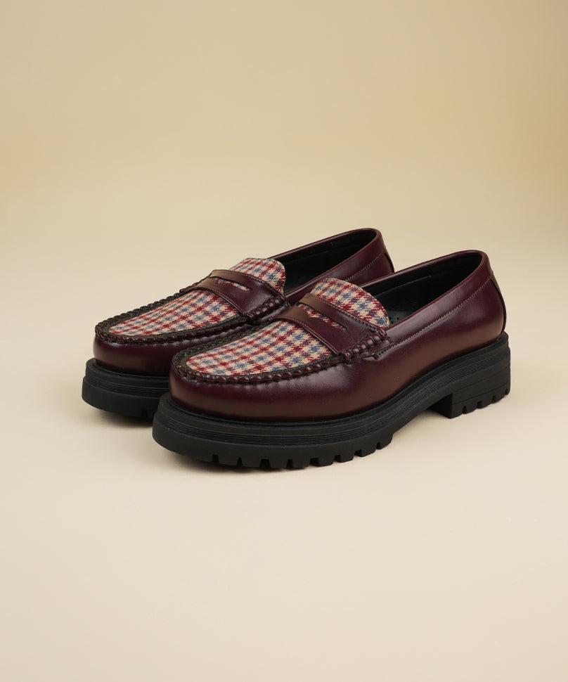 Dr. Storm Cherry | Tweed Loafers by Theater – Theater.xyz
