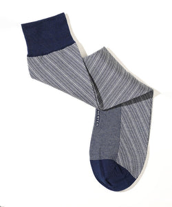 Navy Blue Barber Stripes