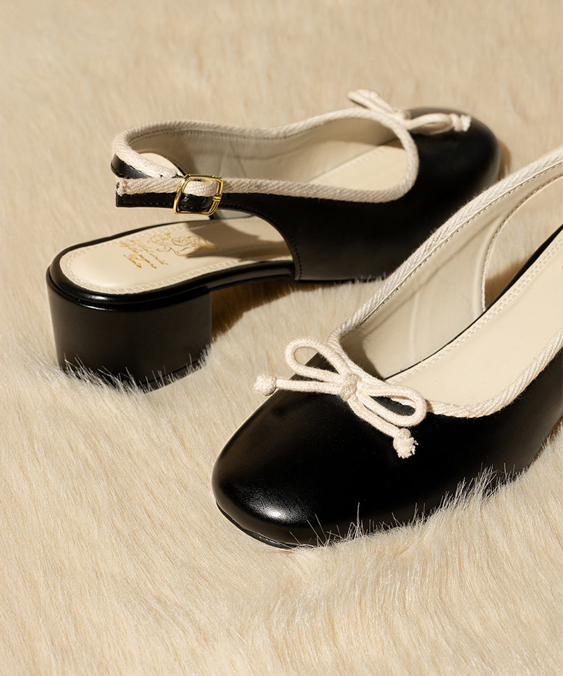 Doris - Mary Jane Shoes with Two-Tone Charm by Theater – Theater.xyz