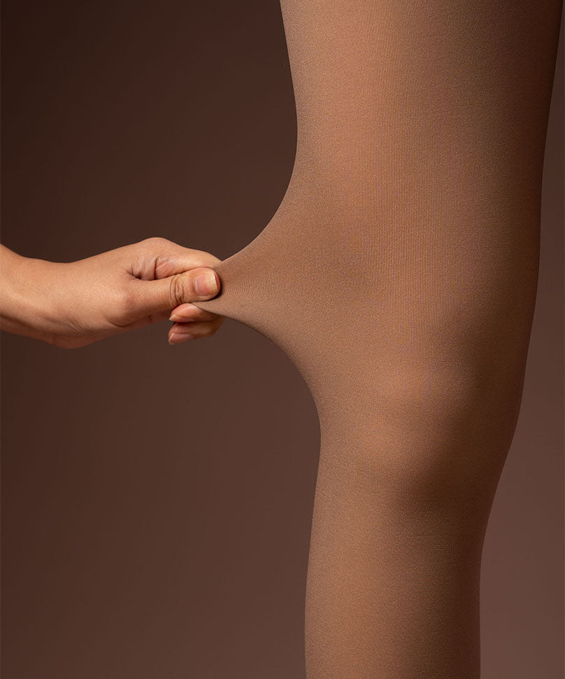 Sheer Fur Stockings Nude