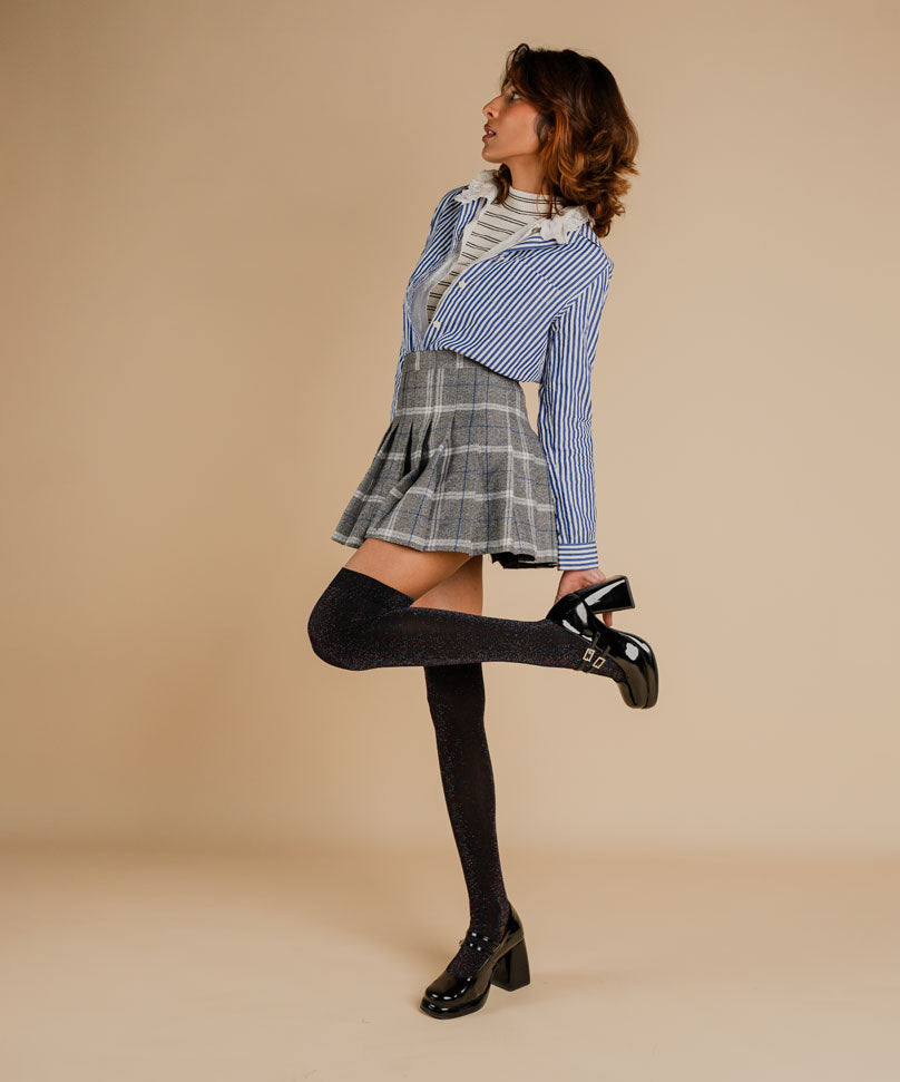 Shimmer Thigh High Multicolour