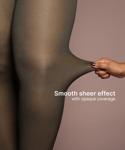 Sheer Fur Stockings Plus