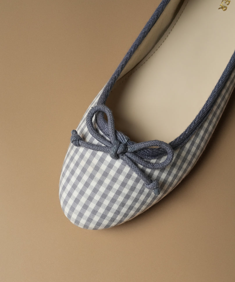 Swans Gingham Lilac