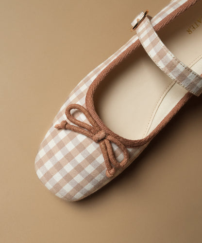 Dorothy Check Beige