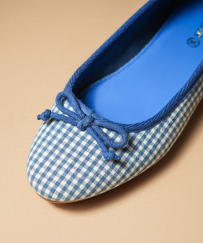 Swans Gingham Blue