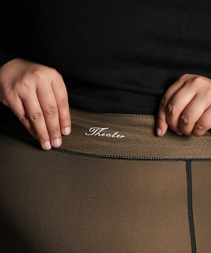 Sheer Fur Stockings Plus