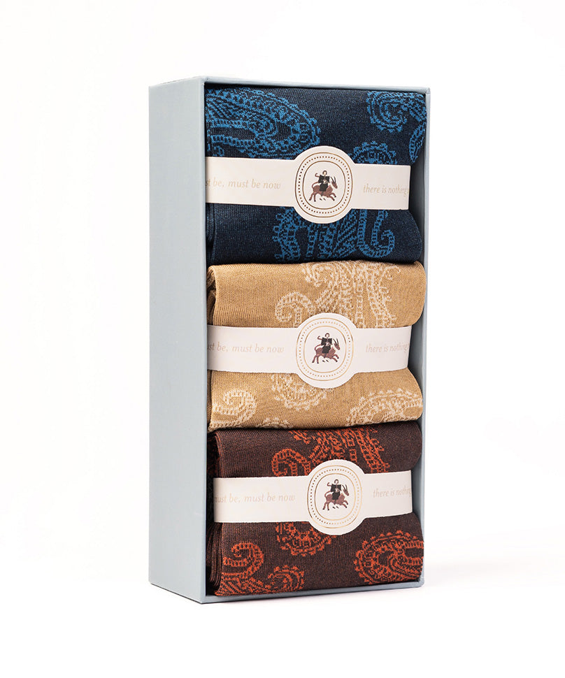 Paisleys Box of 3- Uno