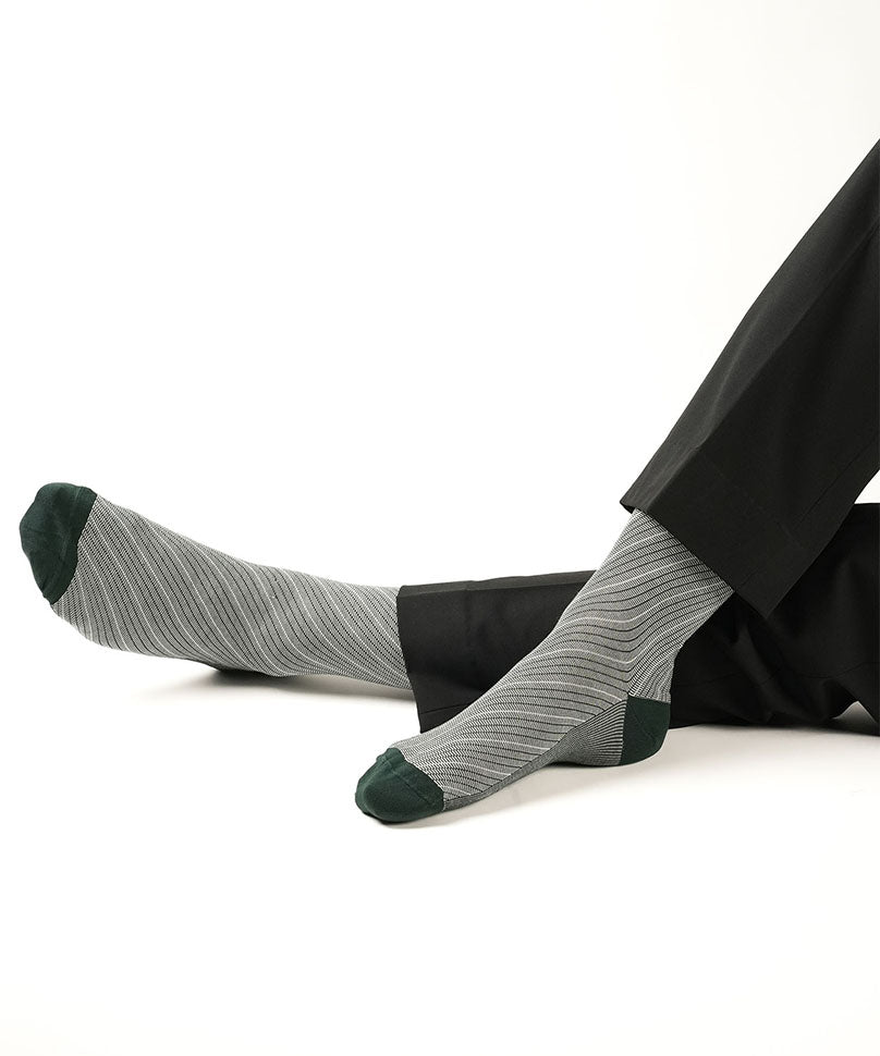 Green Barber Stripes
