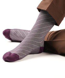 Purple Barber Stripes