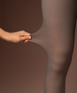 Sheer Fur Stockings Grey