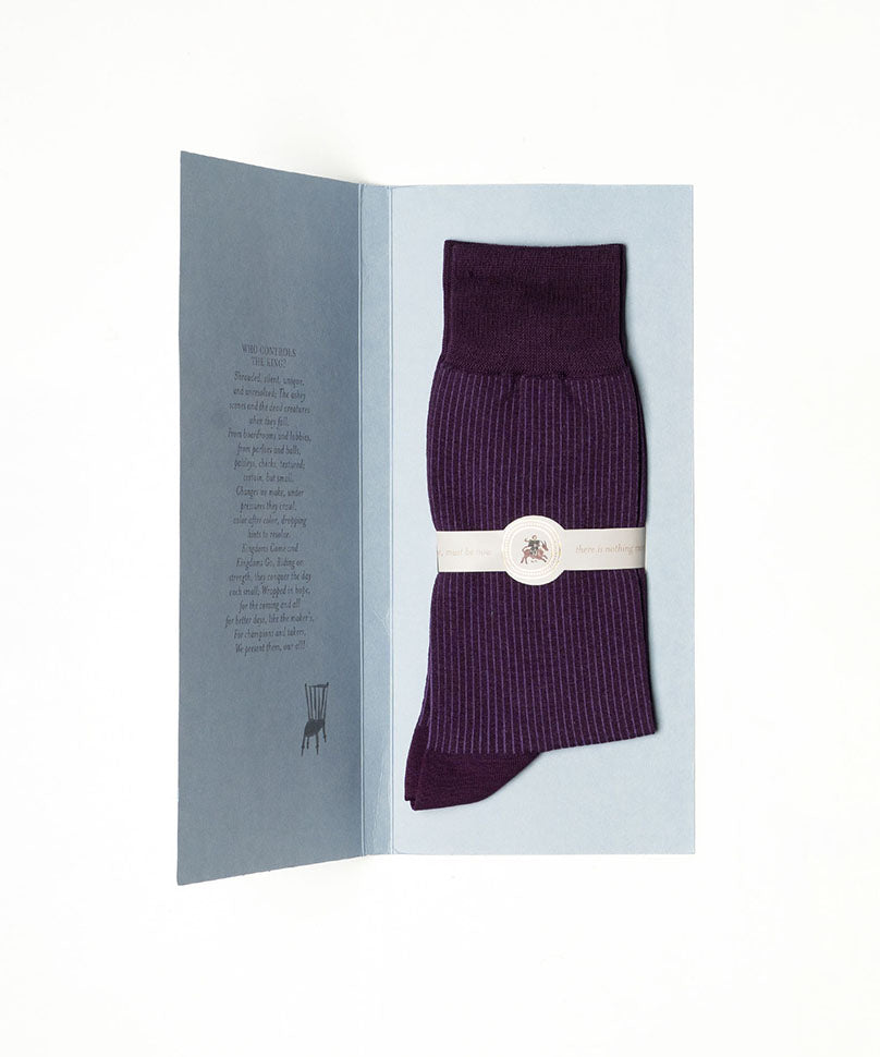 Purple Pinstripe
