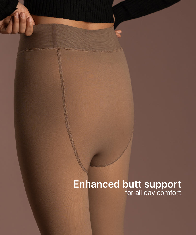 Sheer Fur Stockings Nude