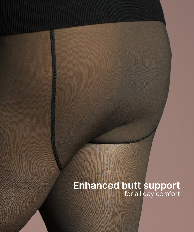 Sheer Fur Stockings Plus