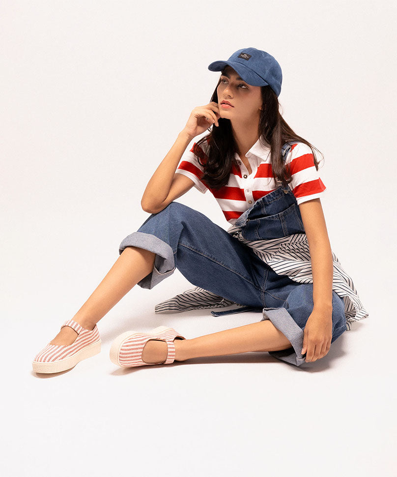 Maru Red Stripes