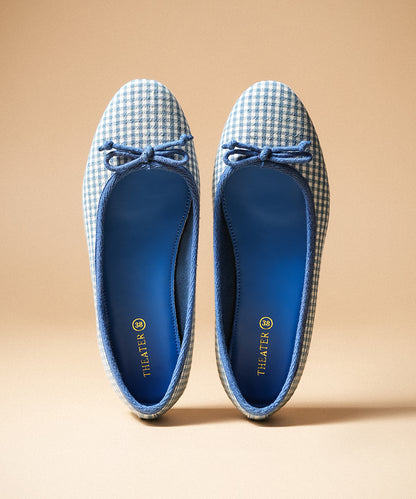 Swans Gingham Blue