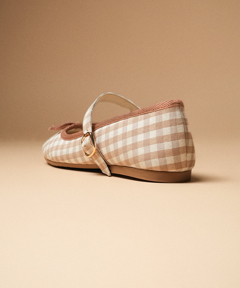 Dorothy Gingham Beige