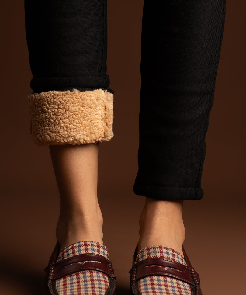 パンツ MASU FUR PRINT TROUSERS BROWN Fur Pants | Size Inclusive Women Winterwear - Theater – Theater.xyz