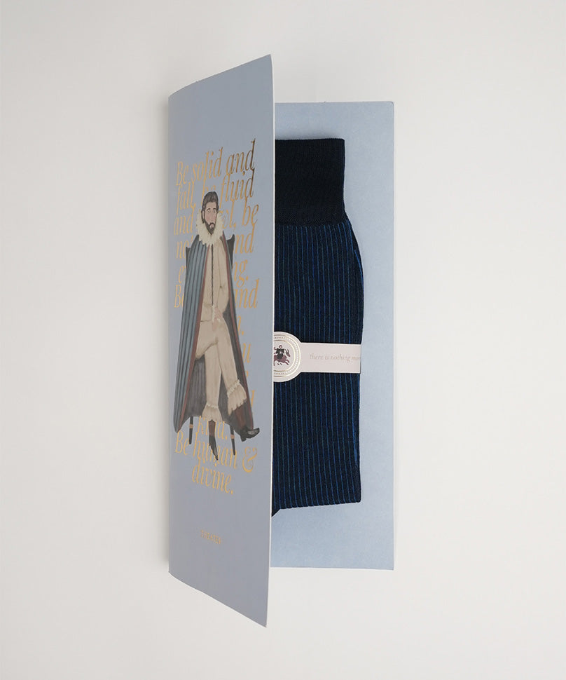 Airforce Blue Pinstripe
