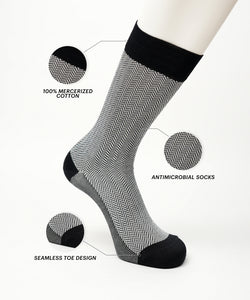 Black Herringbone