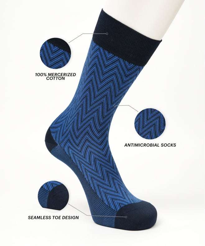 Royal Blue Chevron