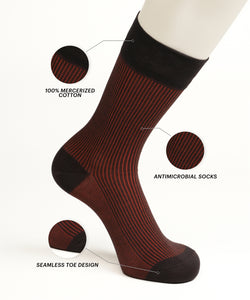 Brown Pinstripe