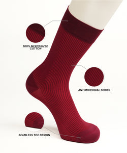 Maroon Pinstripe