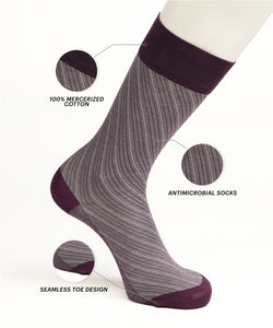Purple Barber Stripes