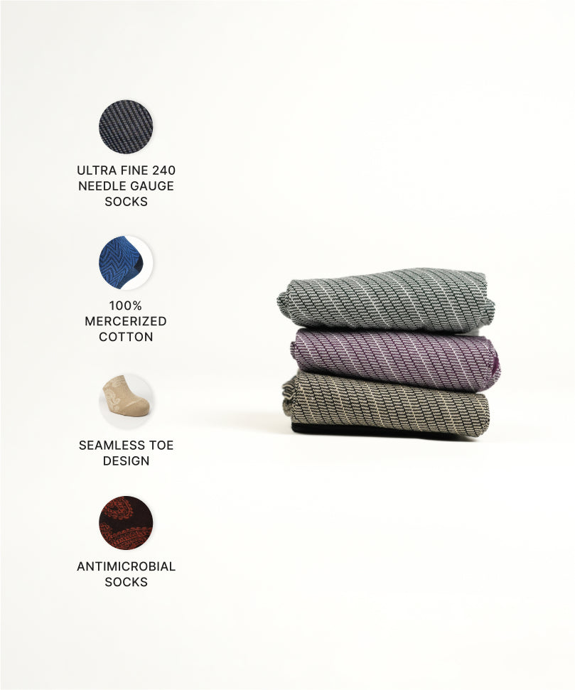 Barber Stripe Box of 3 Dos