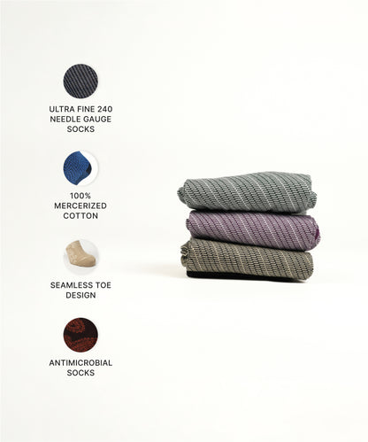 Barber Stripe Box of 3 Dos