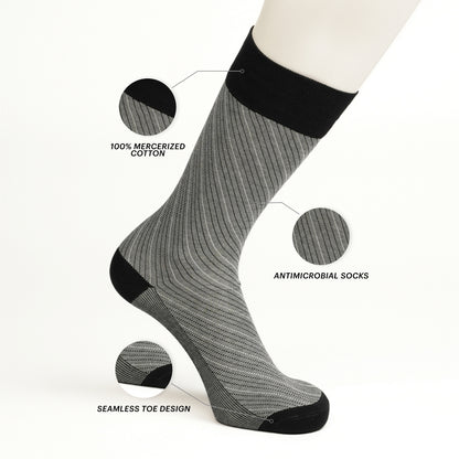 Black & White Barber Stripes