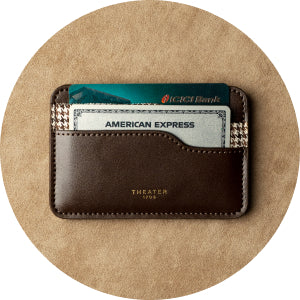 Brown Slim Card Holder for Men | Premium Gift for Him – Theater.xyz