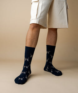 Blue Beagle Socks [SKU: 5005_B]