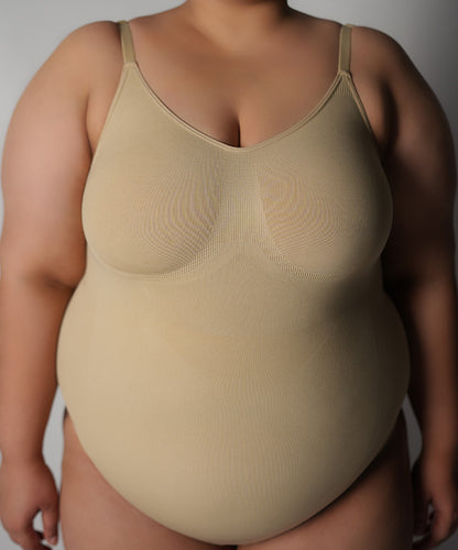 Thong Bodysuit - Nude