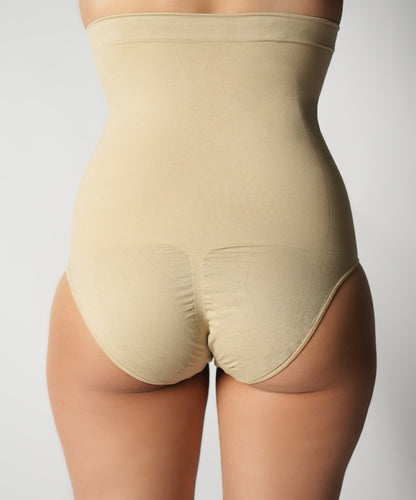 High Waisted briefs - Nude