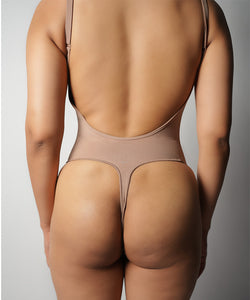 Thong Bodysuit - Brown