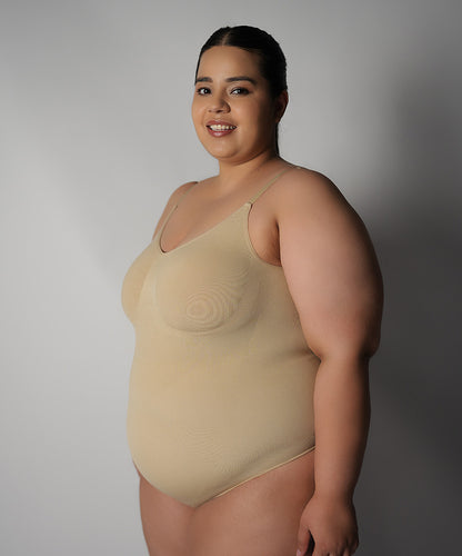 Thong Bodysuit - Nude