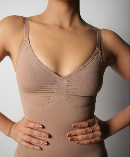 Brief Bodysuit - Brown