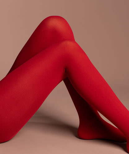 Claret Opaque Stockings