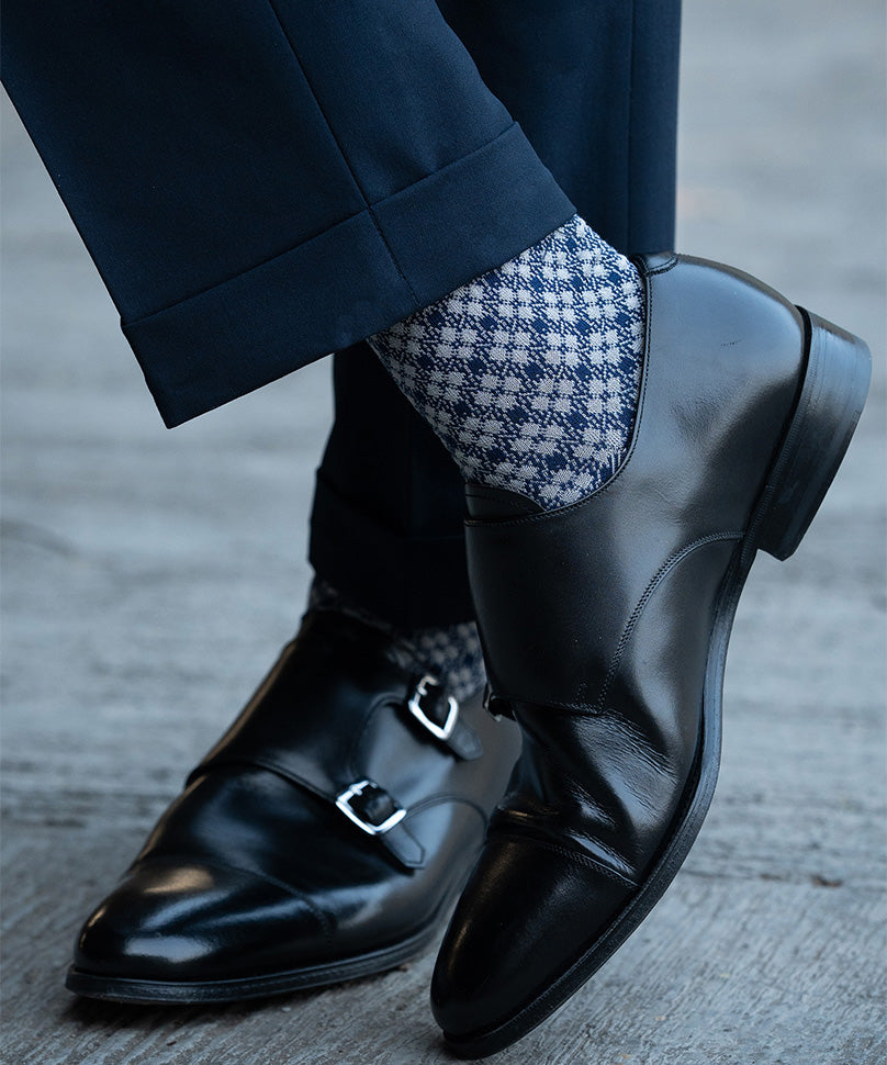 Navy Blue Plaids