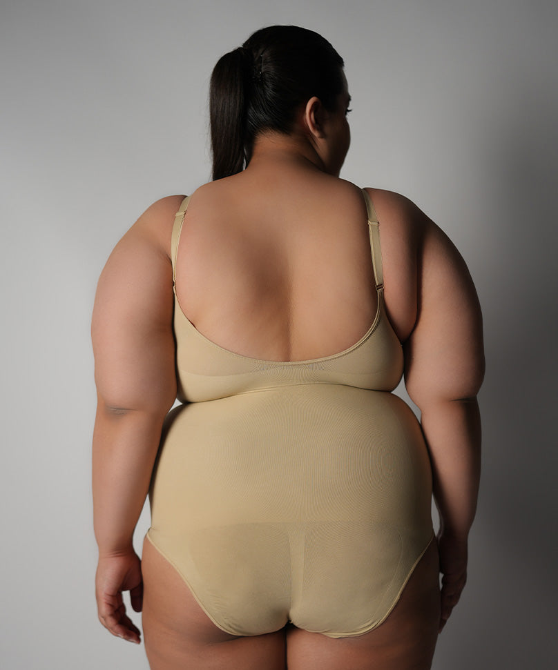 Brief Bodysuit - Nude
