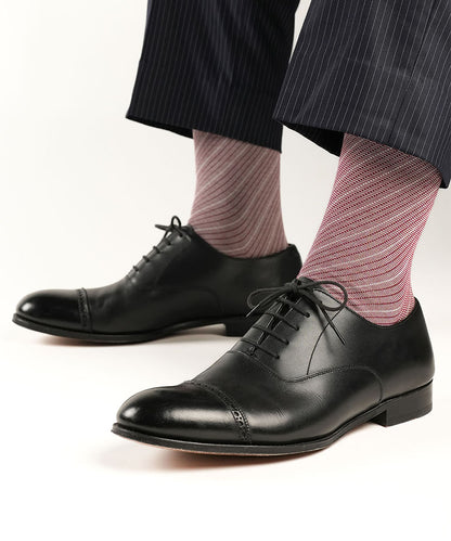 Maroon Barber Stripes